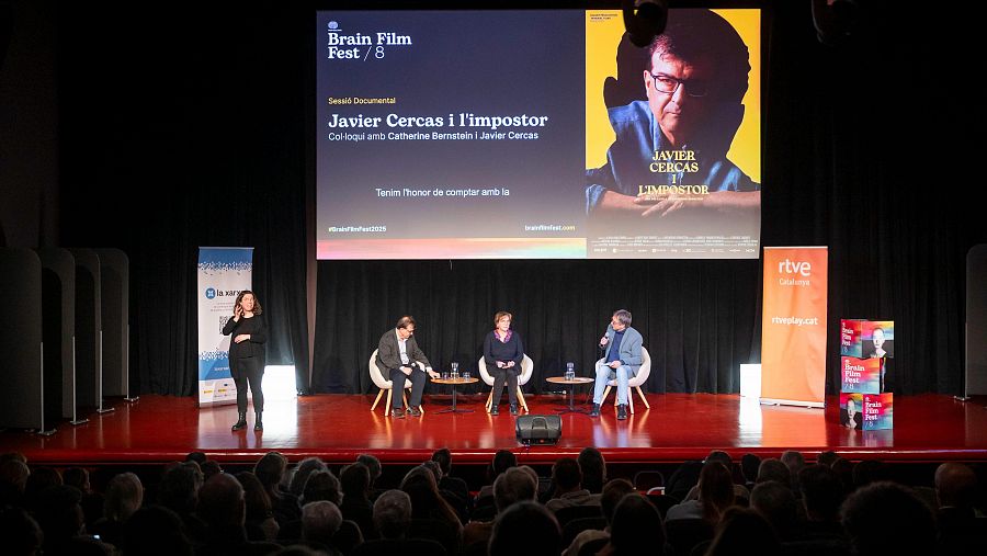 Col·loqui del documental 'Javier Cercas i l'impostor', amb Javier Cercas i Catherine Bernstein, moderat per Albert Solé