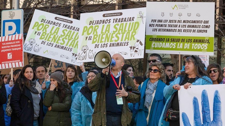 Veterinarios de toda España vuelven a movilizarse en contra de la normativa actual sobre medicamentos