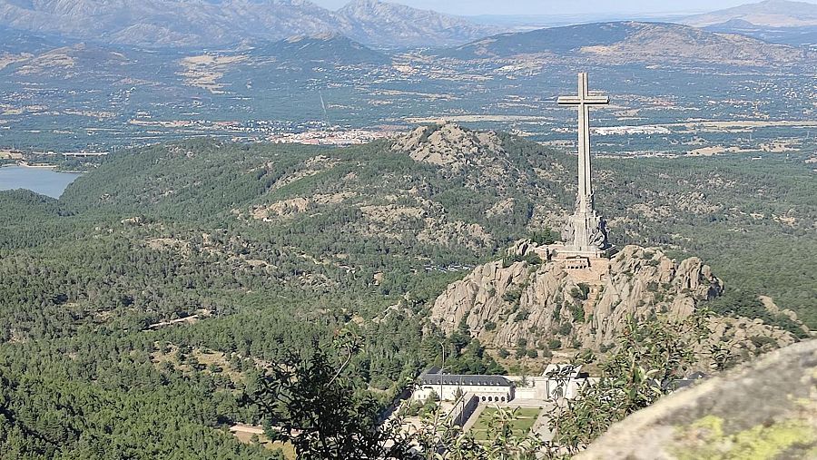 Vista del Valle de Cuelgamuros desde el mirador de La Naranjera