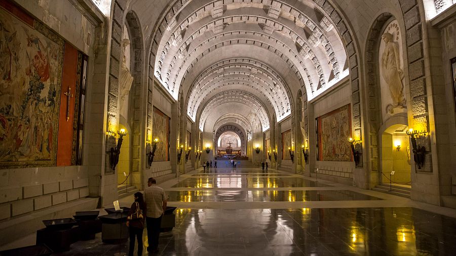Interior de la Basílica del Valle de Cuelgamuros