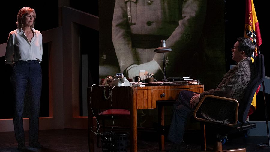 Mónica López y Oriol Tarrasón en la obra 'Carmen, nada de nadie'