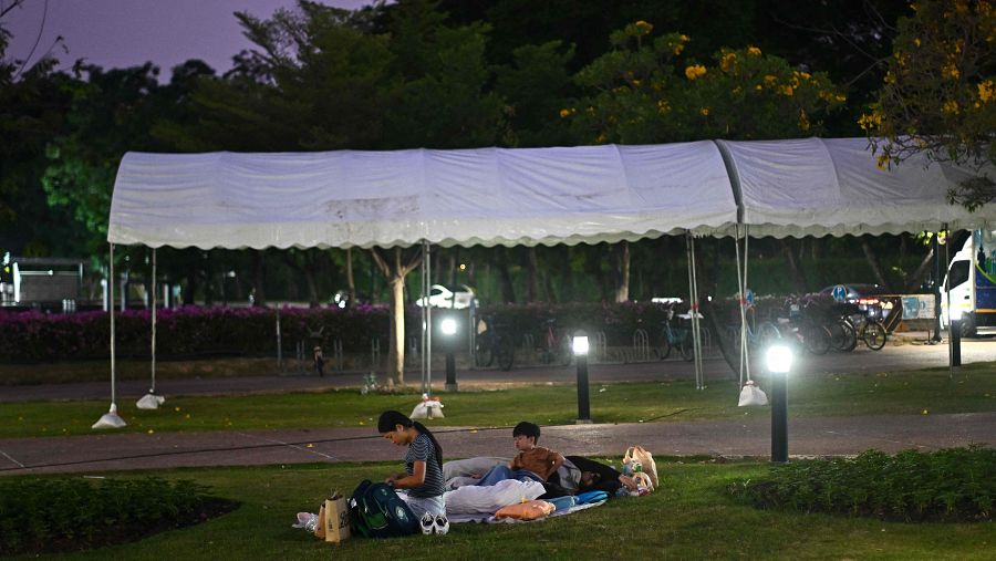 Terremoto en Birmania y Tailandia: parques abiertos para pasar la noche