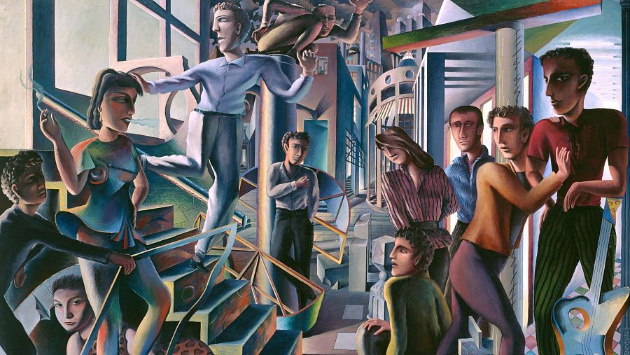 'Personajes a la salida de un concierto de rock', 1979