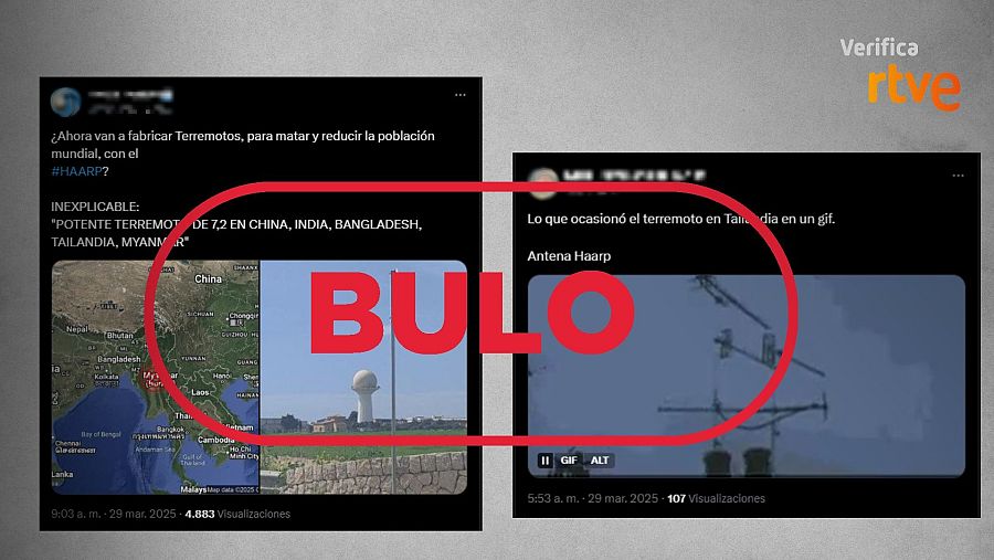 Desmentimos bulos y desinformación sobre el terremoto en Birmania