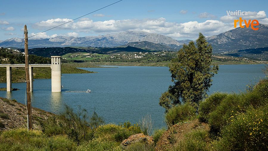La Presa de la Viñuela, en Málaga