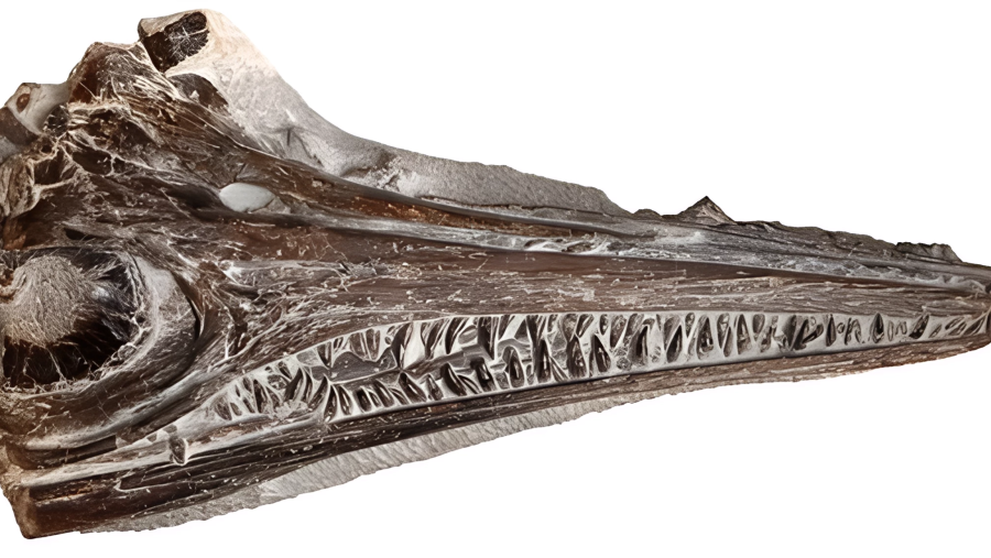 Cráneo de ictiosaurio