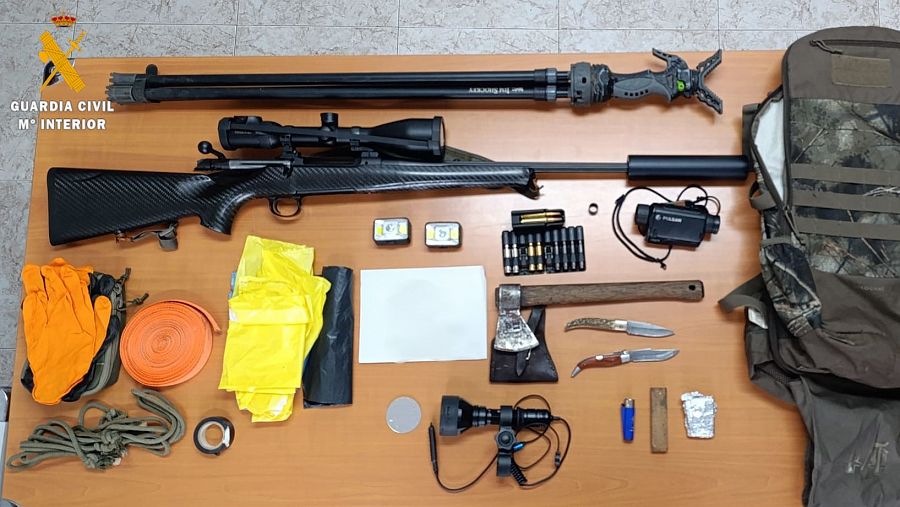 Material incautado en la Operación Varita