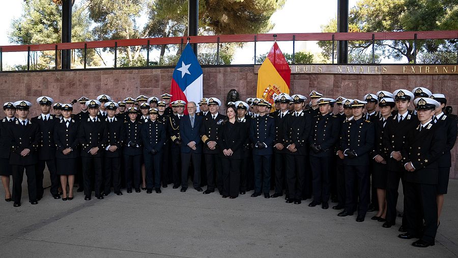 La princesa Leonor, en Valparaíso, Chile