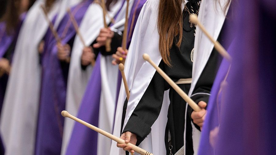 Tradicional procesión del encuentro