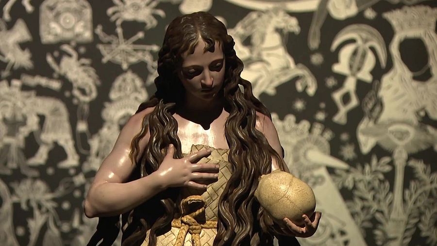 Obra en la exposición 'Revelaciones' de Marina Vargas