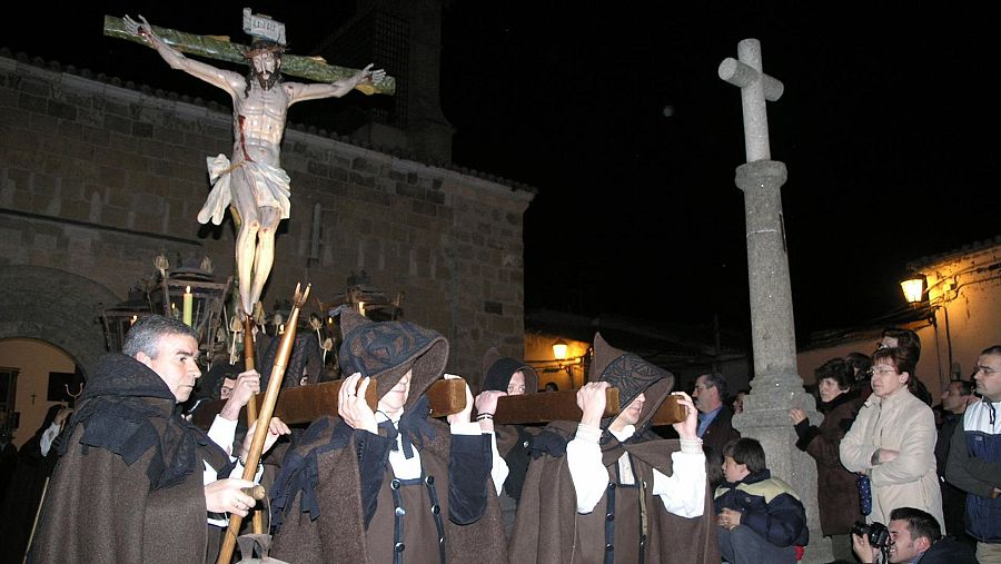 Semana Santa 2025: cofrades de la Hermandad de la Penitencia de Zamora