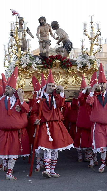Procesión de Los Coloraos en Murcia