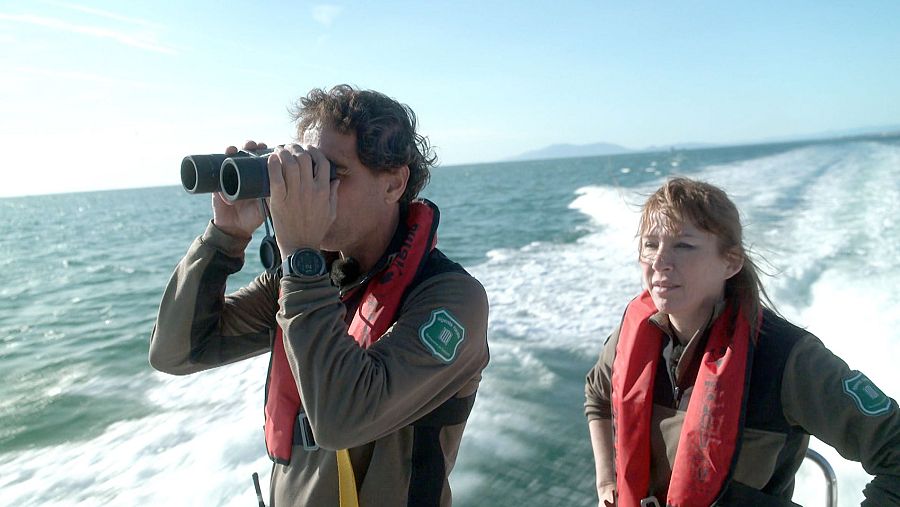 El grupo de soporte marino sale diariamente a realizar inspecciones por la costa