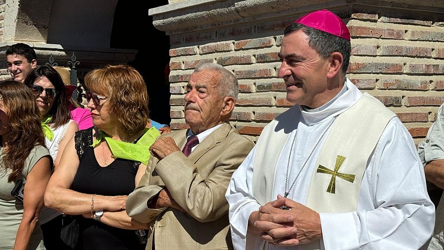 Mikel Garciandía Goñi, obispo de Palencia y encargado de piedad popular en la Conferencia Episcopal Española.