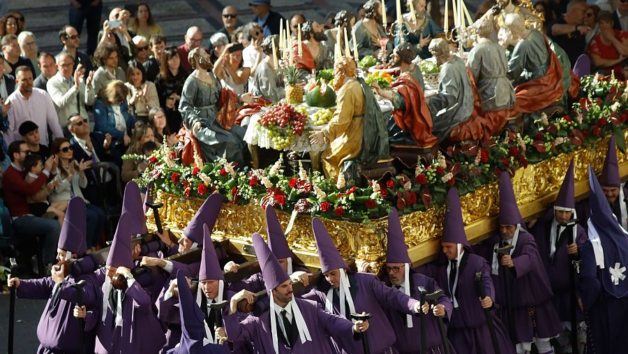 La Procesión de los Salzillos en Murcia