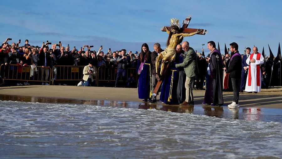 La procesión del Santísimo Cristo del Salvador