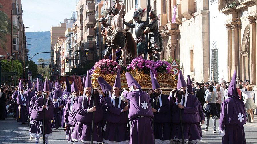 Procesión de Viernes Santo en Murcia