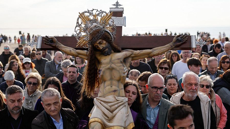 Procesión del Santísimo Cristo del Salvador de la Semana Santa marinera de Valencia