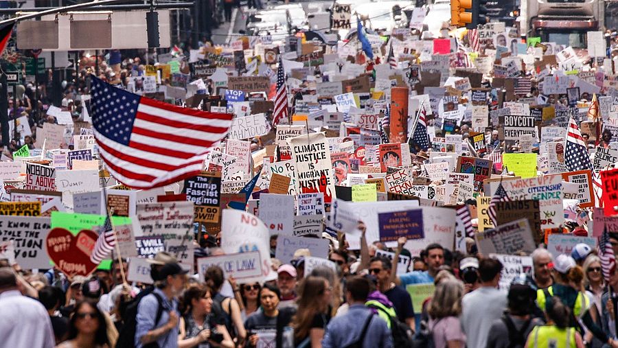 La norteamérica que rechaza a Trump vuelve a llenar las calles
