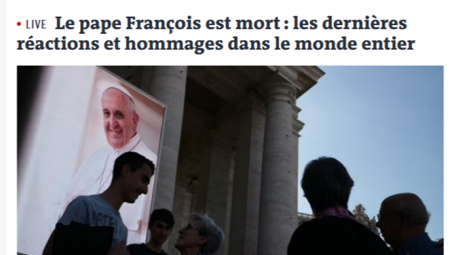 Los medios internacionales reaccionan a la muerte del papa Francisco