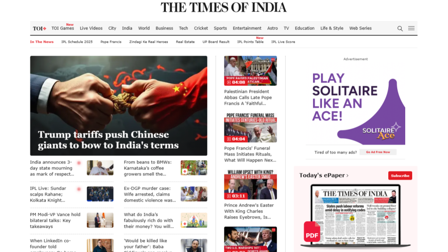 Así han contado los medios internacionales la muerte del papa Francisco, 