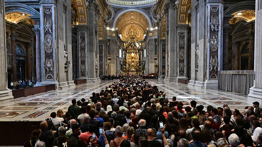 Último adiós al papa Francisco.