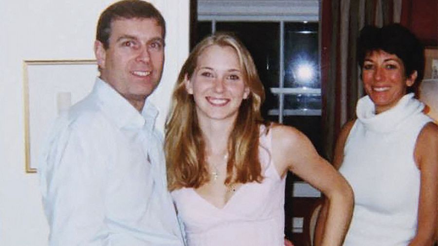 Virginia Giuffre y el príncipe Andrés de Inglaterra