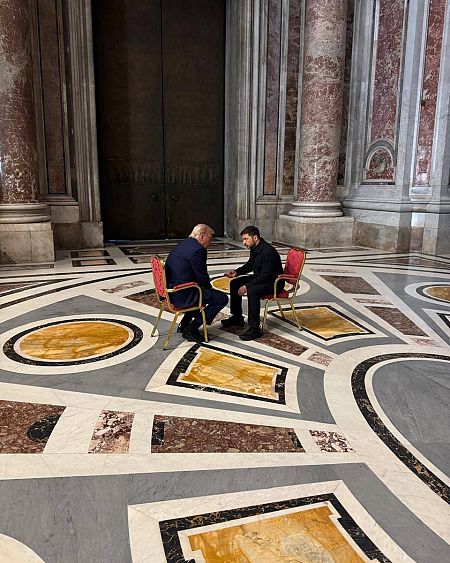 El cara a cara de Trump y Zelenski
