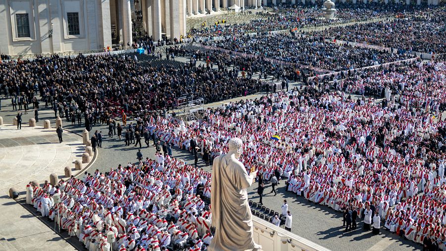 Funeral del Papa Francisco en la Plaza de San Pedro