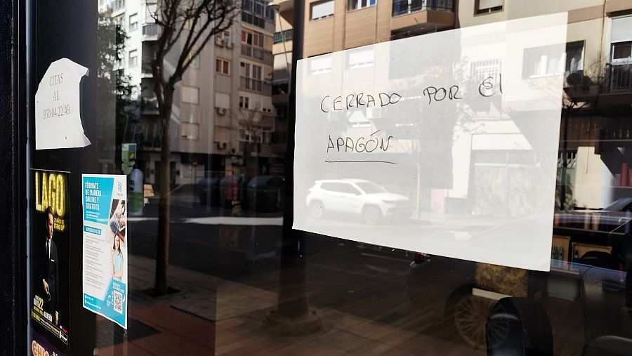 Establecimientos cerrados por el apagón