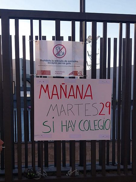 Colegio sin clases