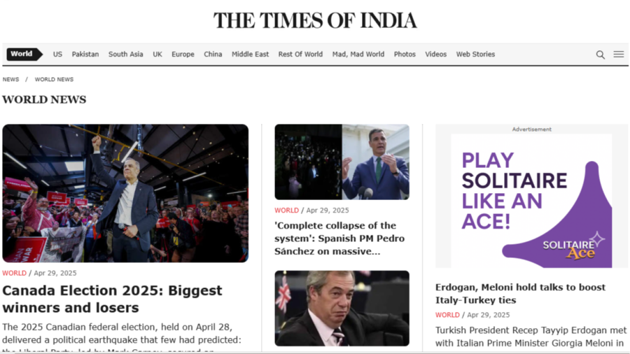 Así han contando los medios nacionales e internacionales el apagón de la península ibérica del 28 de abril