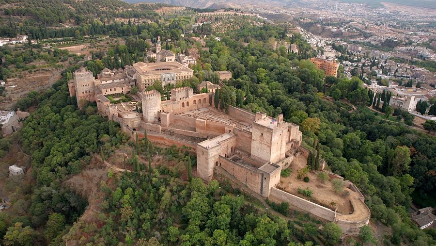 Imagen de La Alhambra tomada por un dron