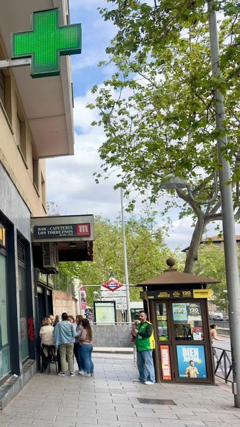 Quiosco de la ONCE situado en O'Donnell, Madrid