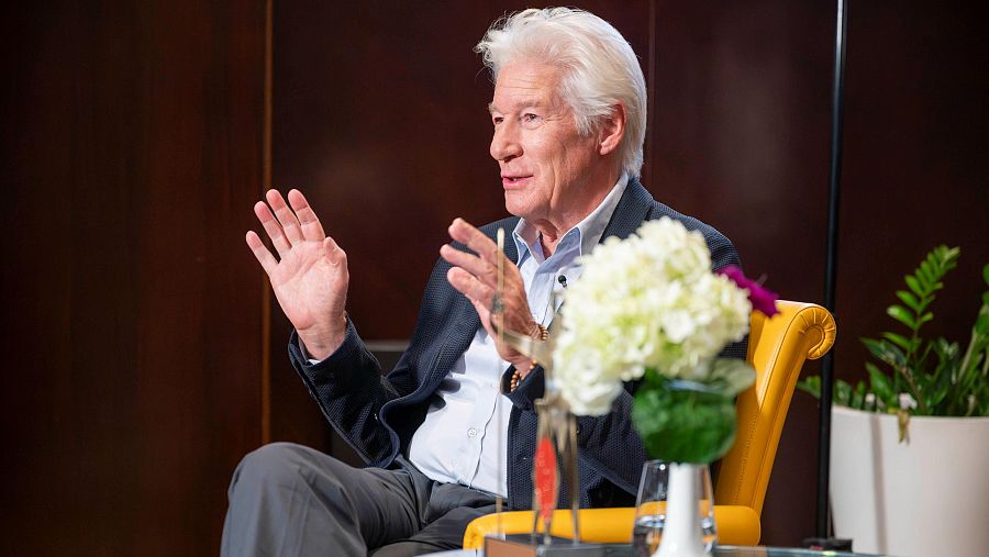 Richard Gere, en el acto celebrado en Barcelona