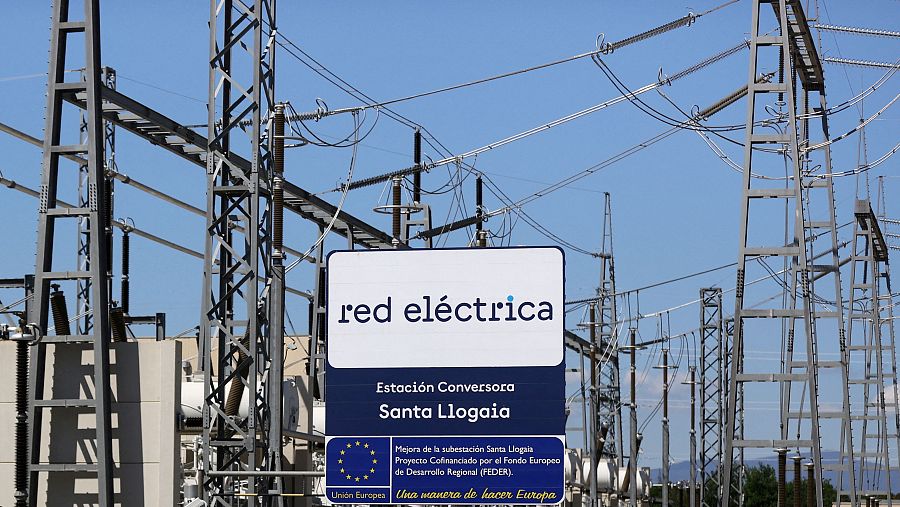 Subestación eléctrica de Santa Llogaia.