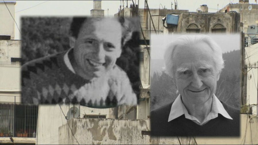 Fotografías de los padres jesuitas Yorio y Jalics