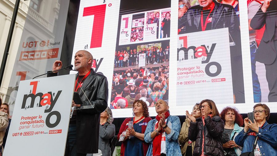La marcha del 1 de mayo sale a la calle para reivindicar los derechos de los trabajadores y la reducción de jornada.