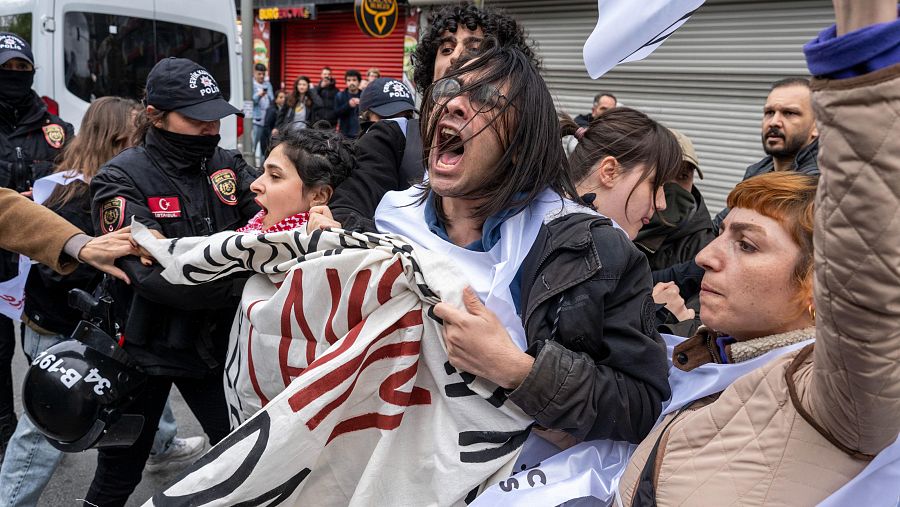 Manifestación en Turquía