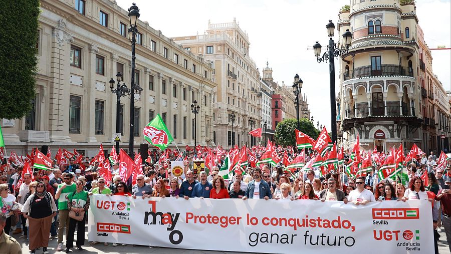 Día del Trabajo 2025: miles de personas se manifiestan en España