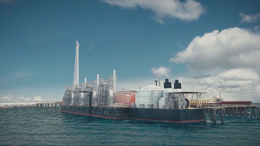 Plataforma flotante gas Senegal