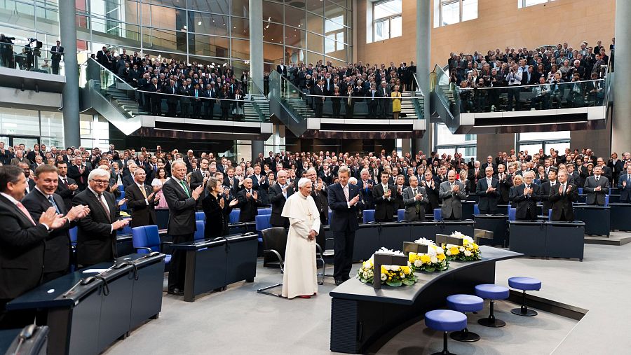 Benedicto XVI en el Bundestag