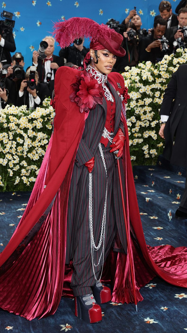 Teyana Taylor posa en la Met Gala 2025