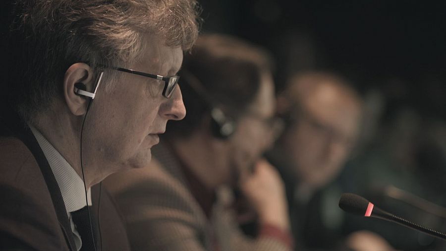 Gintanas Morkunas, traductor lituano en el Parlamento Europeo