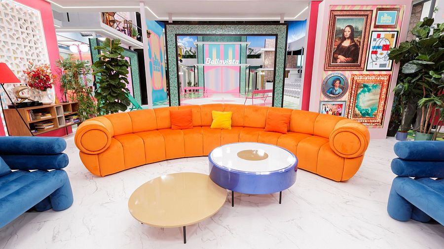 El salón de 'La familia de la tele'