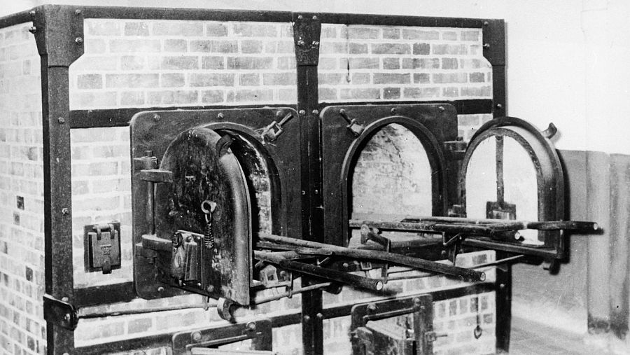Horno crematorio en el campo de concentración de Mauthausen
