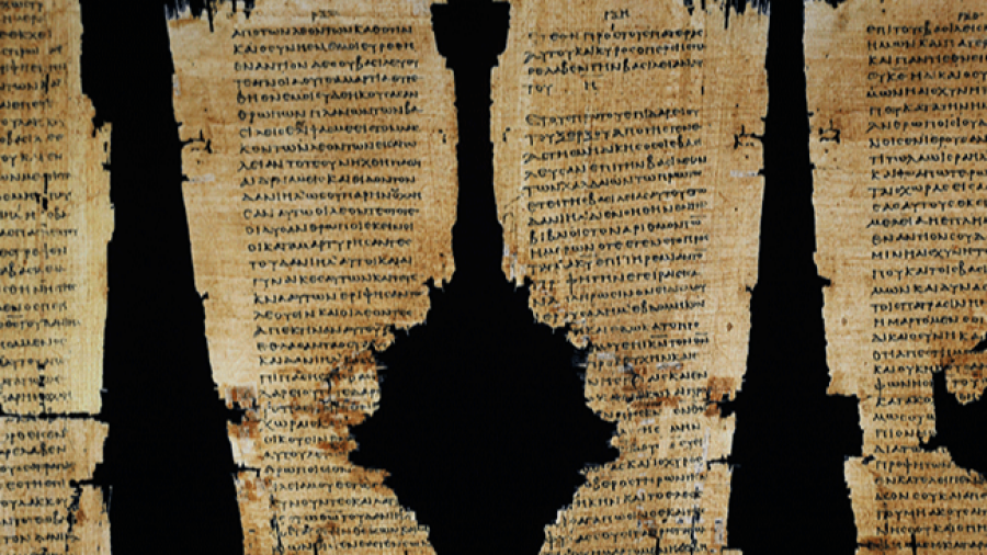 Fragmentos del papiro de Ezequiel