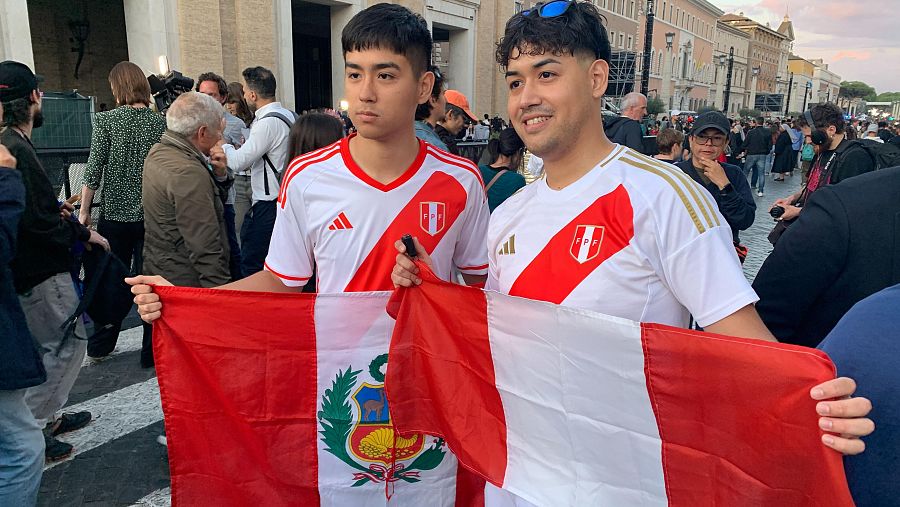Andrés y Ángel Inca, dos hermanos de Perú, orgullosos con la elección del nuevo papa
