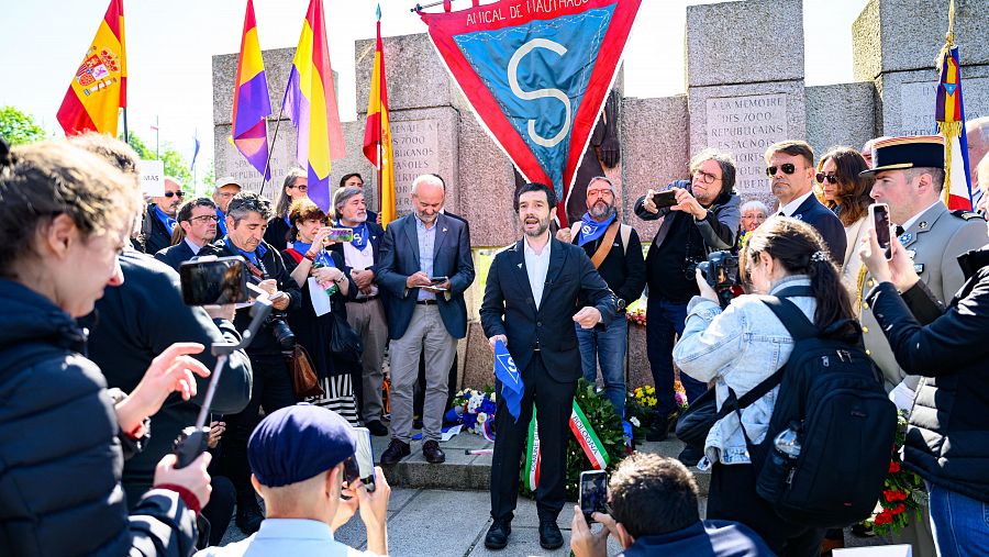 Homenaje a las víctimas españolas del campo de Mauthausen