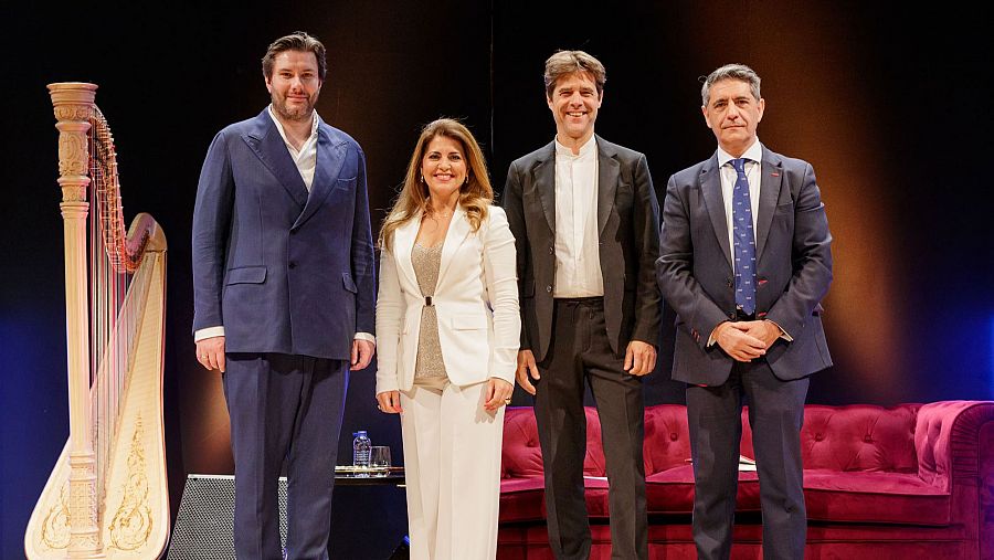 Marc Korovitch, Estefanía García, Christoph Köning y Manuel Ventero